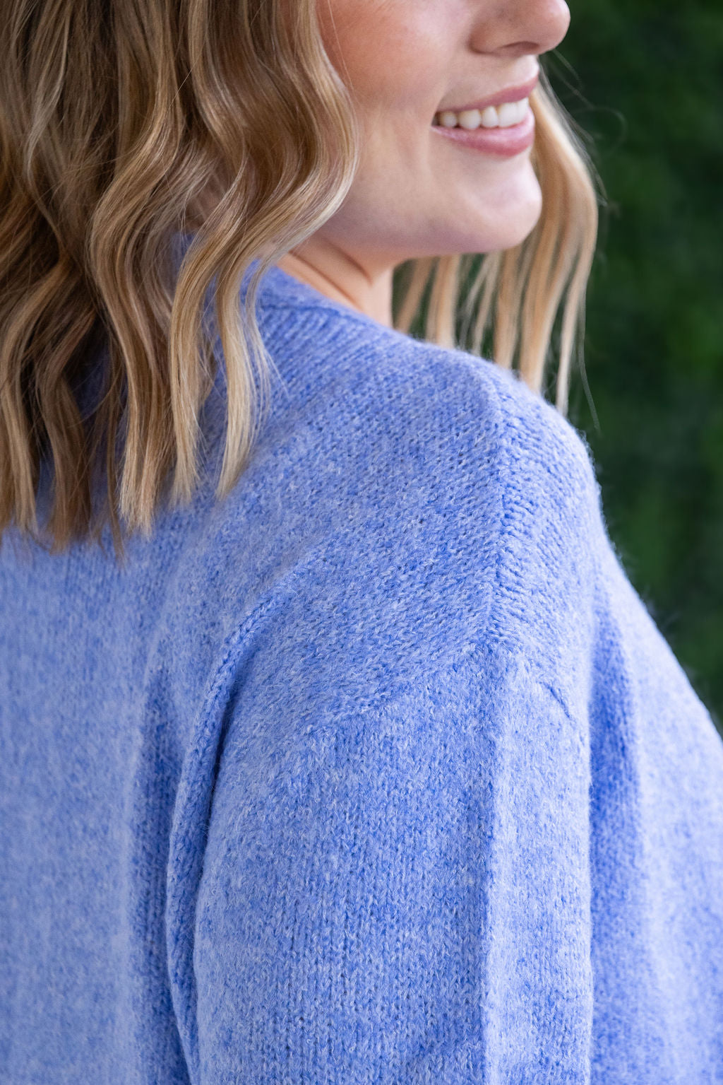 Madison Cozy Cardigan - Blue