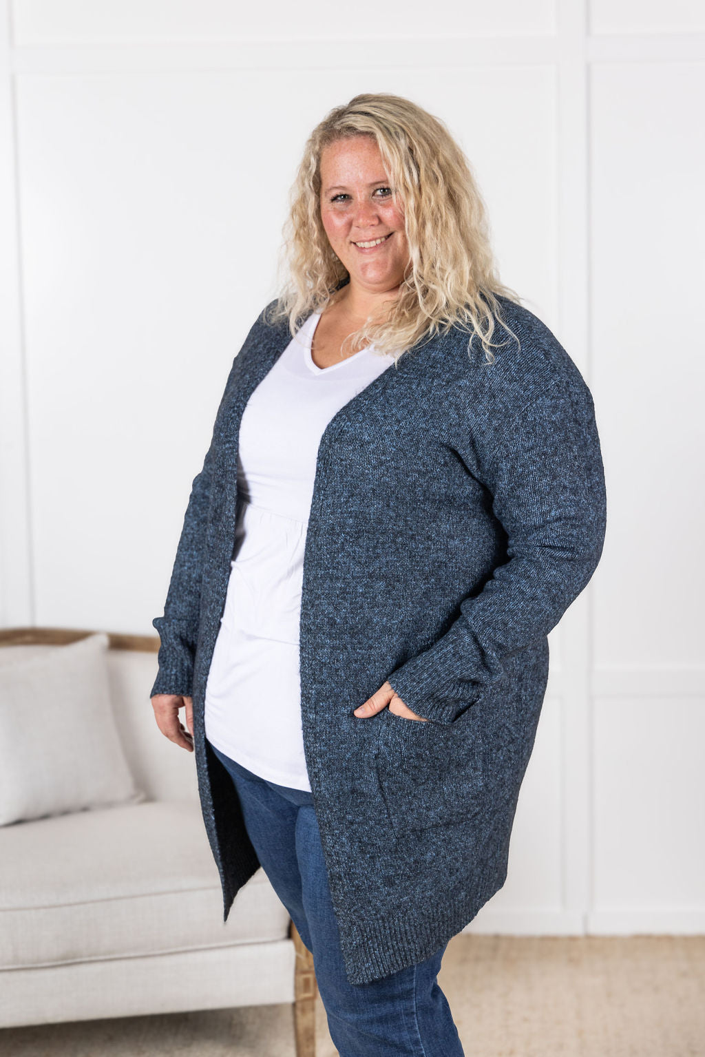 Madison Cozy Cardigan - Midnight Skies- Corner Stone Spa and Salon Boutique in Stoughton, Wisconsin