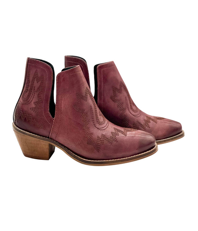 Kickin' Booties in Burgundy|Corner Stone Spa Boutique-Shoes- Corner Stone Spa and Salon Boutique in Stoughton, Wisconsin