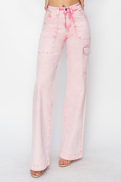 RISEN Full Size High Rise Cargo Pocket Jeans|Corner Stone Spa Boutique- Corner Stone Spa and Salon Boutique in Stoughton, Wisconsin