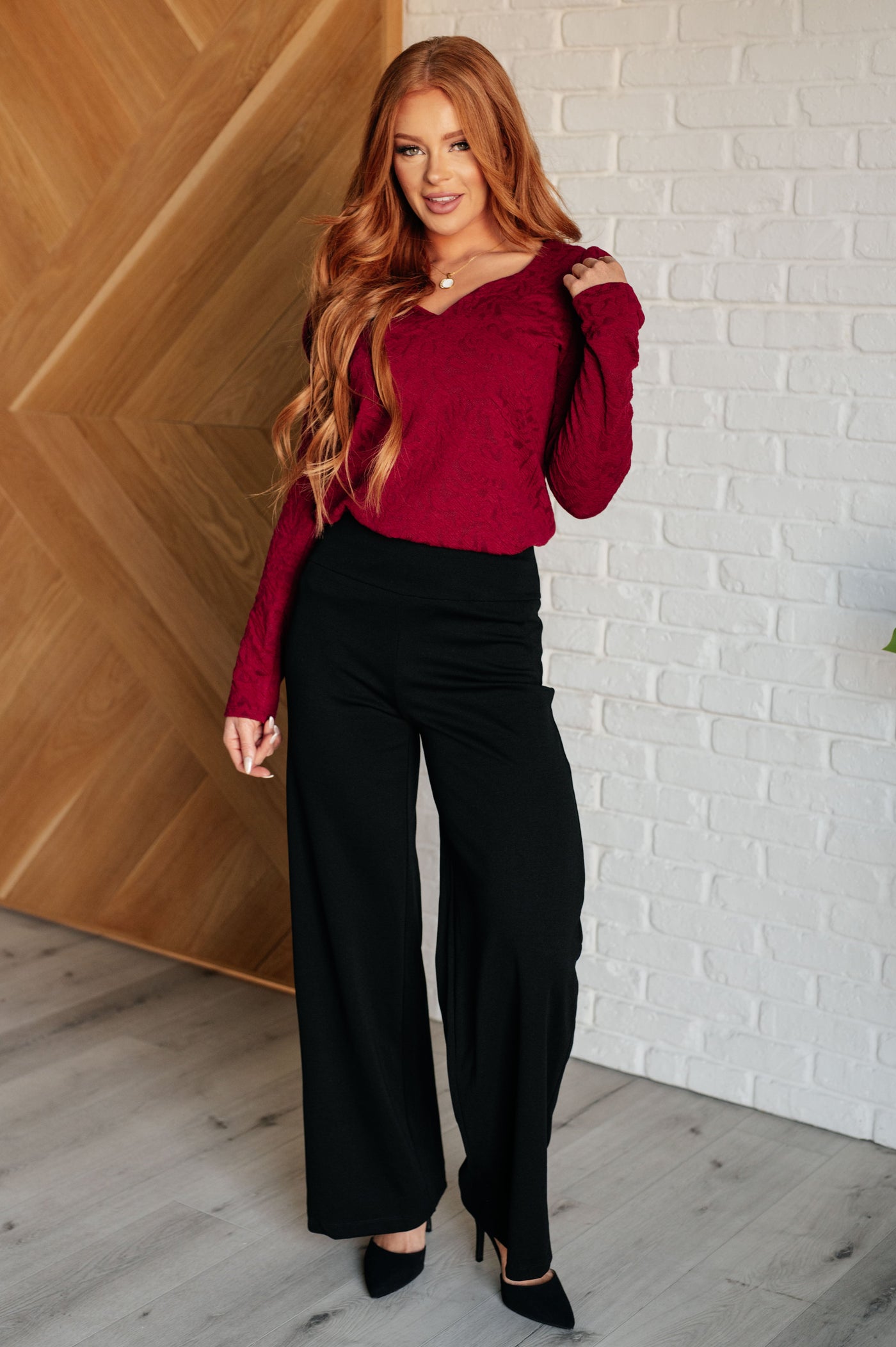 Magic Wide Leg Pants in Black|Corner Stone Spa Boutique-Bottoms- Corner Stone Spa and Salon Boutique in Stoughton, Wisconsin