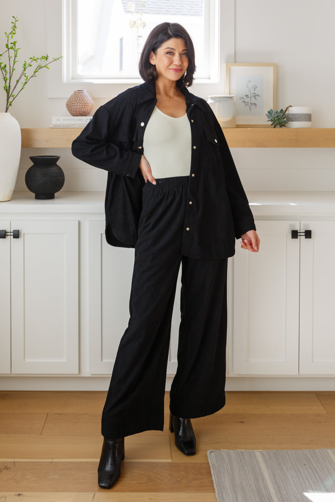 Come Rain or Shine Wide Leg Pants|Corner Stone Spa Boutique-Bottoms- Corner Stone Spa and Salon Boutique in Stoughton, Wisconsin