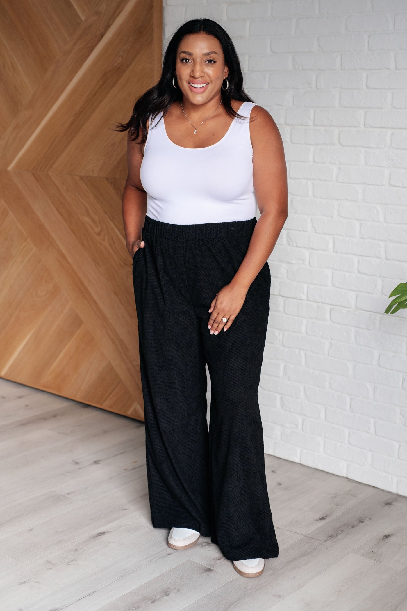 Come Rain or Shine Wide Leg Pants|Corner Stone Spa Boutique-Bottoms- Corner Stone Spa and Salon Boutique in Stoughton, Wisconsin