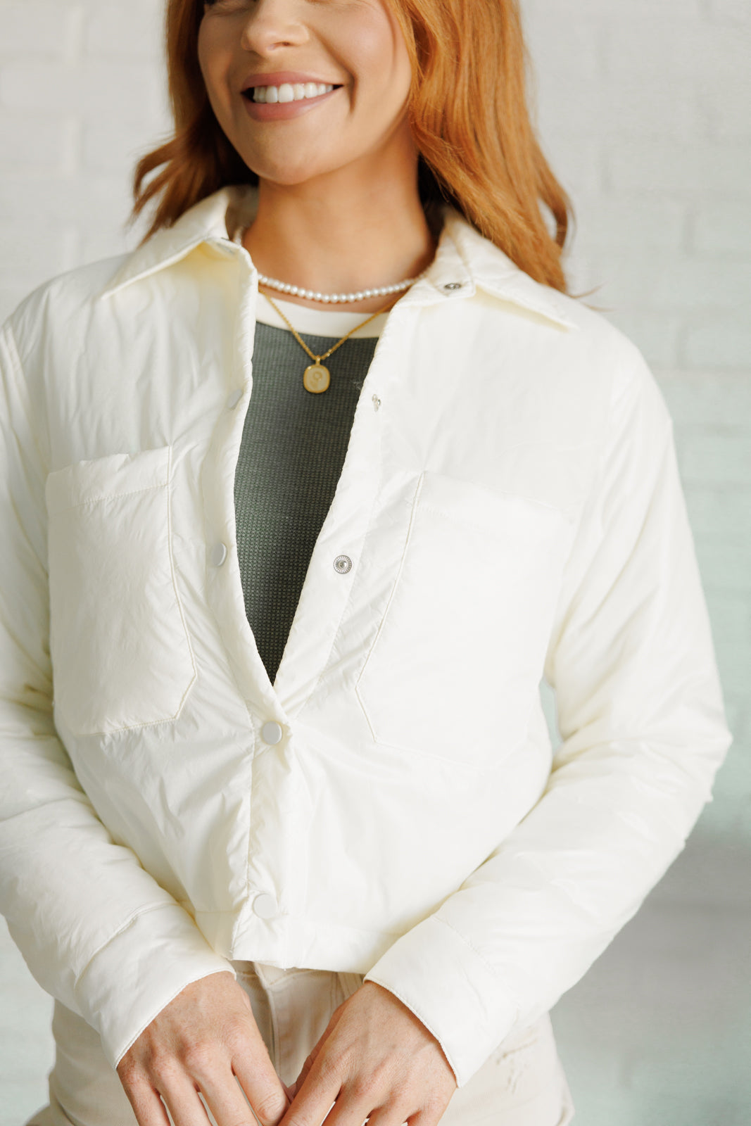 Hear Me Out Lightweight Puffer Jacket|Corner Stone Spa Boutique-Layers- Corner Stone Spa and Salon Boutique in Stoughton, Wisconsin