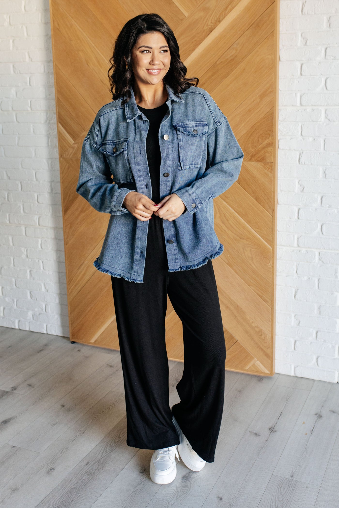 Hilary Wide Leg Jumpsuit in Black|Corner Stone Spa Boutique-Jumpsuits & Rompers- Corner Stone Spa and Salon Boutique in Stoughton, Wisconsin