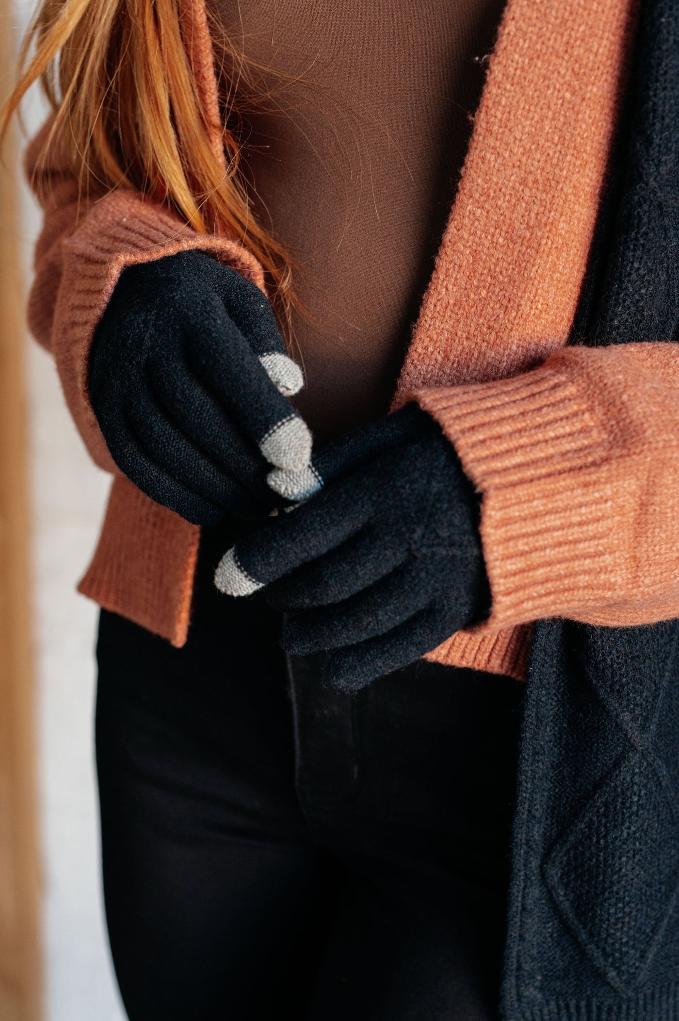 Jane Frost Beanie, Glove, and Scarf Set In Black|Corner Stone Spa Boutique-Accessories- Corner Stone Spa and Salon Boutique in Stoughton, Wisconsin