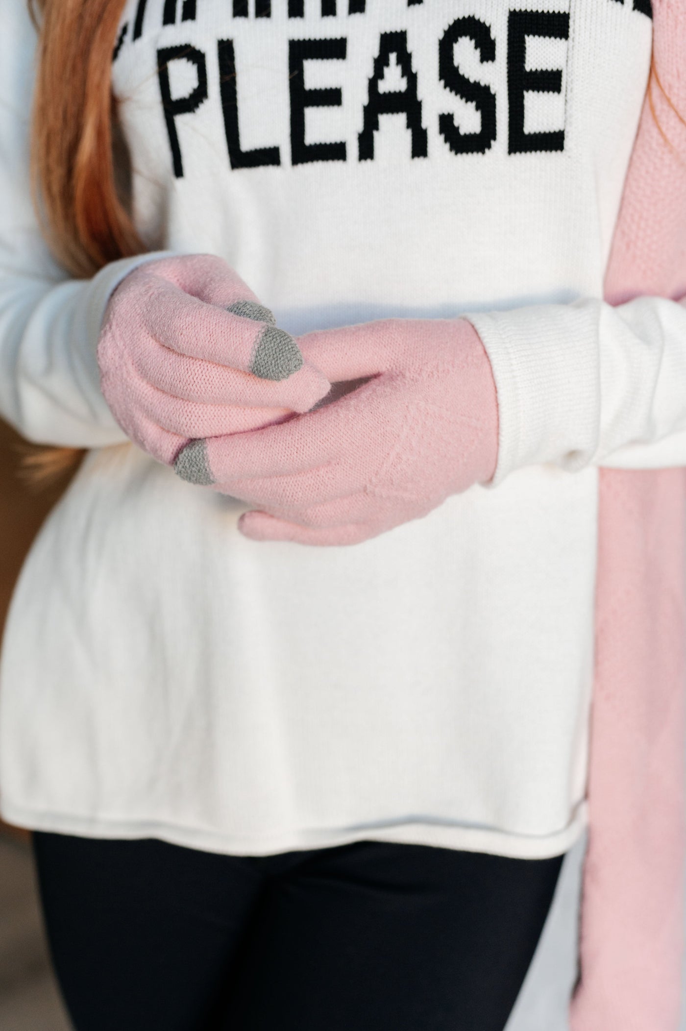 Jane Frost Beanie, Glove, and Scarf Set in Pink|Corner Stone Spa Boutique-Accessories- Corner Stone Spa and Salon Boutique in Stoughton, Wisconsin