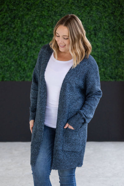 Madison Cozy Cardigan - Midnight Skies- Corner Stone Spa and Salon Boutique in Stoughton, Wisconsin