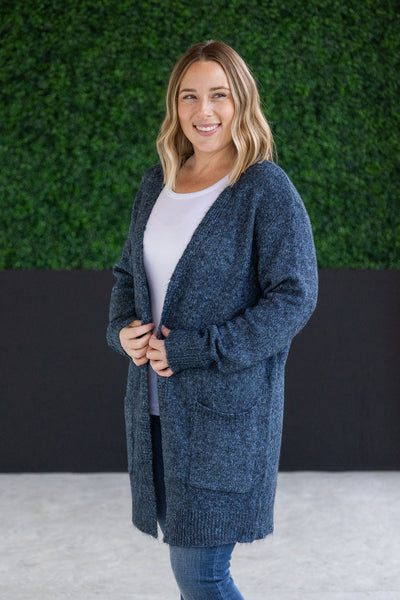 Madison Cozy Cardigan - Midnight Skies- Corner Stone Spa and Salon Boutique in Stoughton, Wisconsin