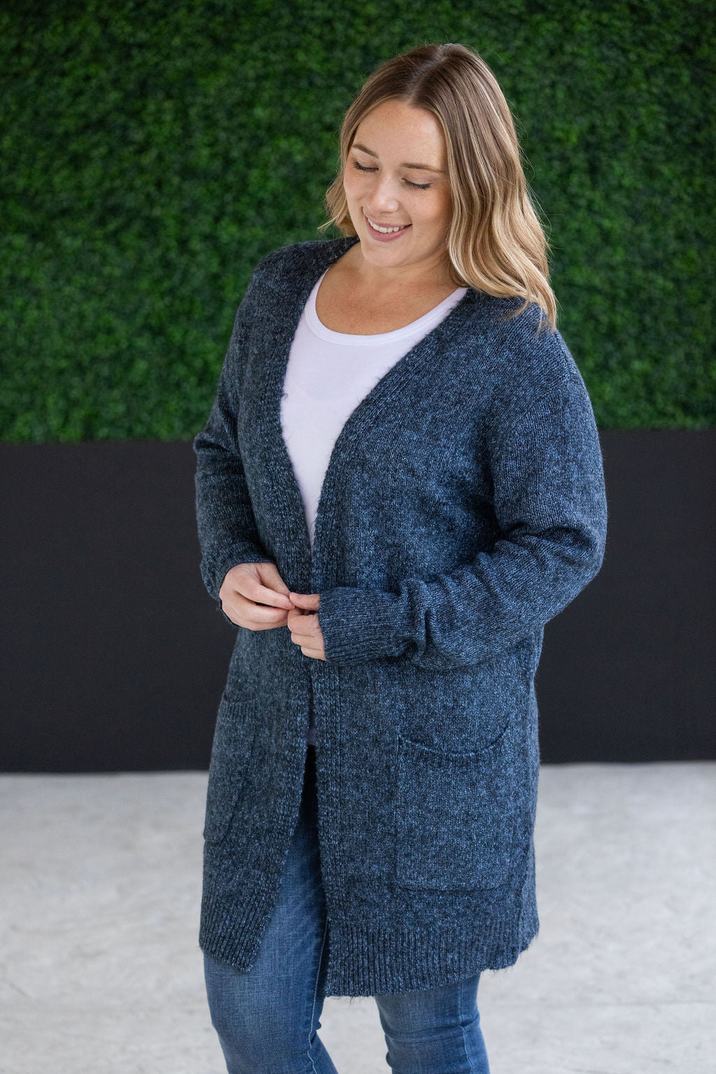 Madison Cozy Cardigan - Midnight Skies- Corner Stone Spa and Salon Boutique in Stoughton, Wisconsin