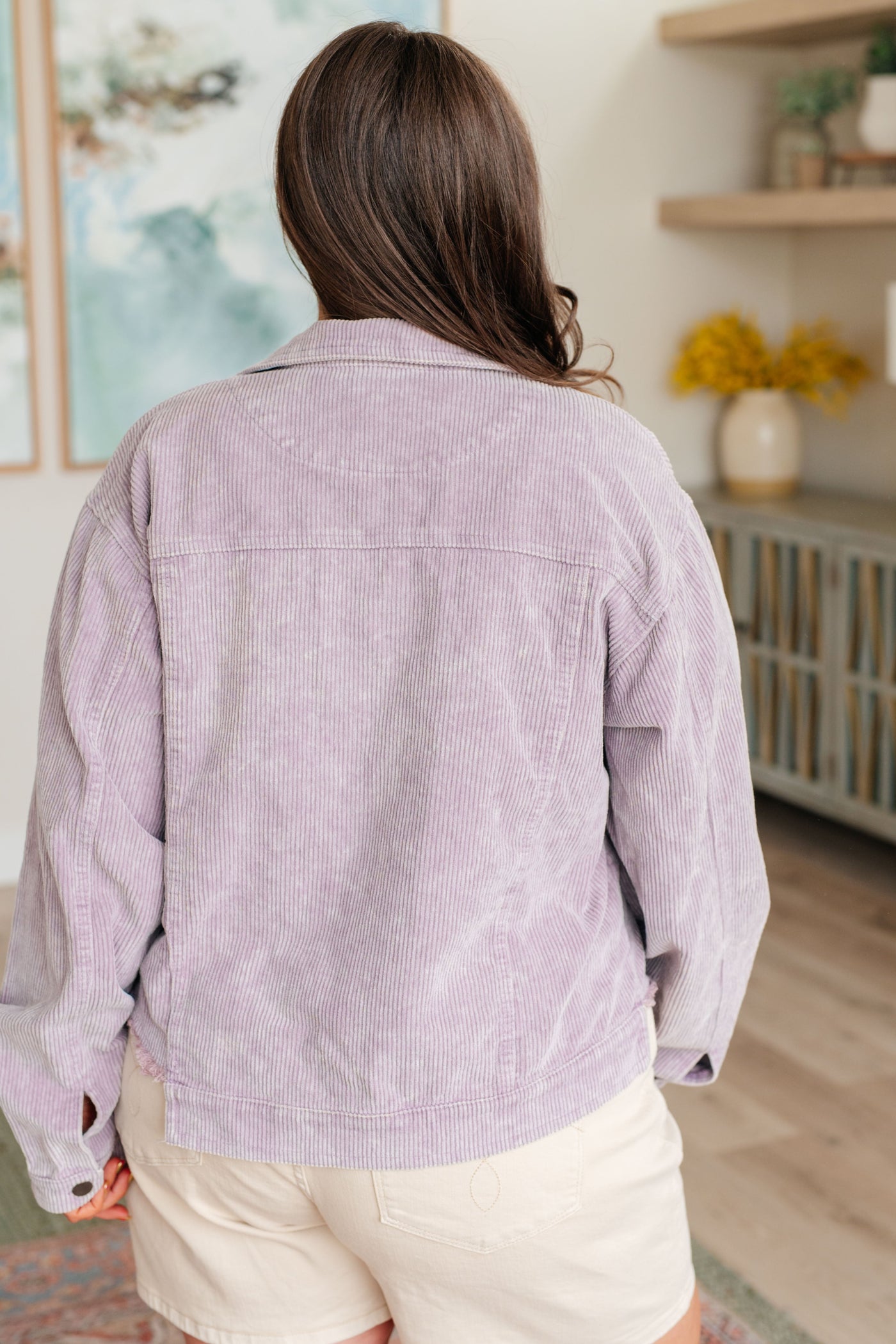 Main Stage Corduroy Jacket in Lavender|Corner Stone Spa Boutique-Layers- Corner Stone Spa and Salon Boutique in Stoughton, Wisconsin