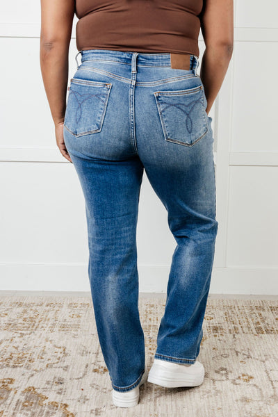 Nivea Vintage Wash Thermal Straight Jeans|Corner Stone Spa Boutique-Denim- Corner Stone Spa and Salon Boutique in Stoughton, Wisconsin