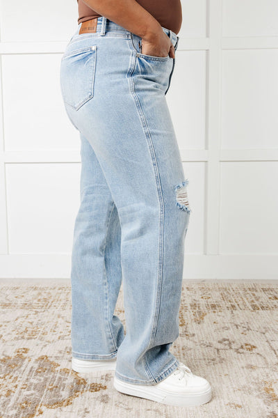 Patricia High Rise Rigid Magic 90's Straight Jeans|Corner Stone Spa Boutique-Womens- Corner Stone Spa and Salon Boutique in Stoughton, Wisconsin