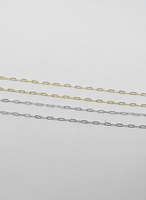 Mini Paperclip Chain Necklace|Corner Stone Spa Boutique-Necklaces- Corner Stone Spa and Salon Boutique in Stoughton, Wisconsin