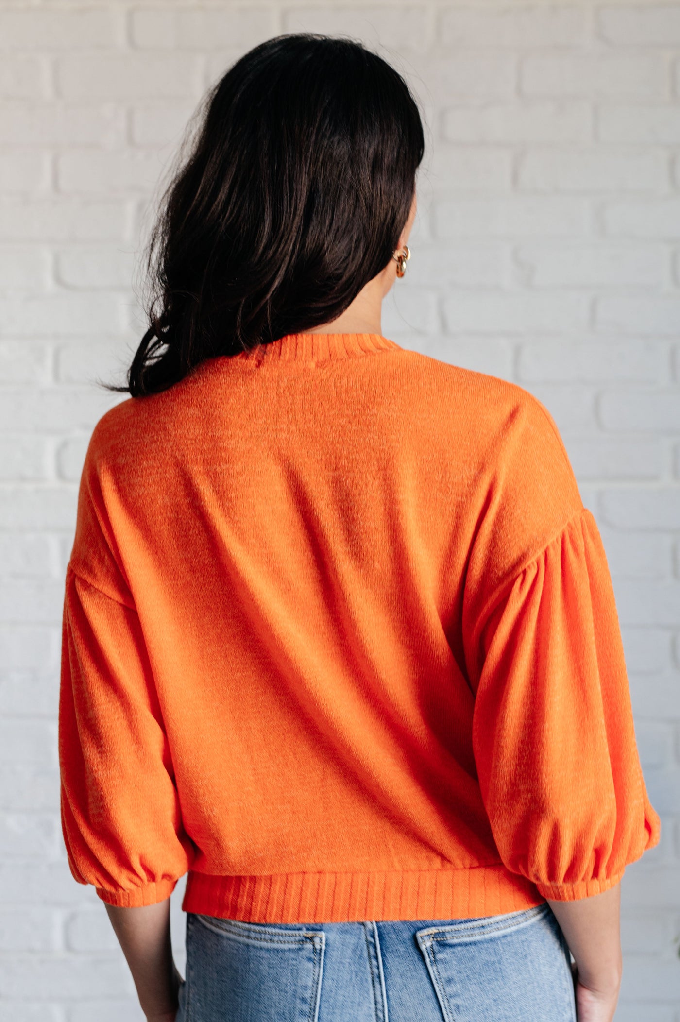 Subway Station Sweater in Orange|Corner Stone Spa Boutique-Tops- Corner Stone Spa and Salon Boutique in Stoughton, Wisconsin