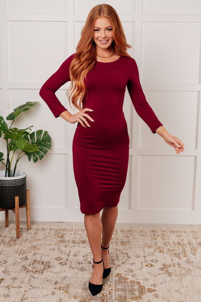 Sure To Fall In Love Bodycon Dress|Corner Stone Spa Boutique-Dresses- Corner Stone Spa and Salon Boutique in Stoughton, Wisconsin