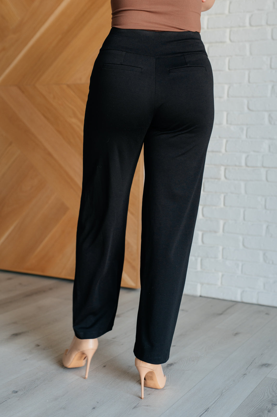 Magic Wide Leg Pants in Black|Corner Stone Spa Boutique-Bottoms- Corner Stone Spa and Salon Boutique in Stoughton, Wisconsin