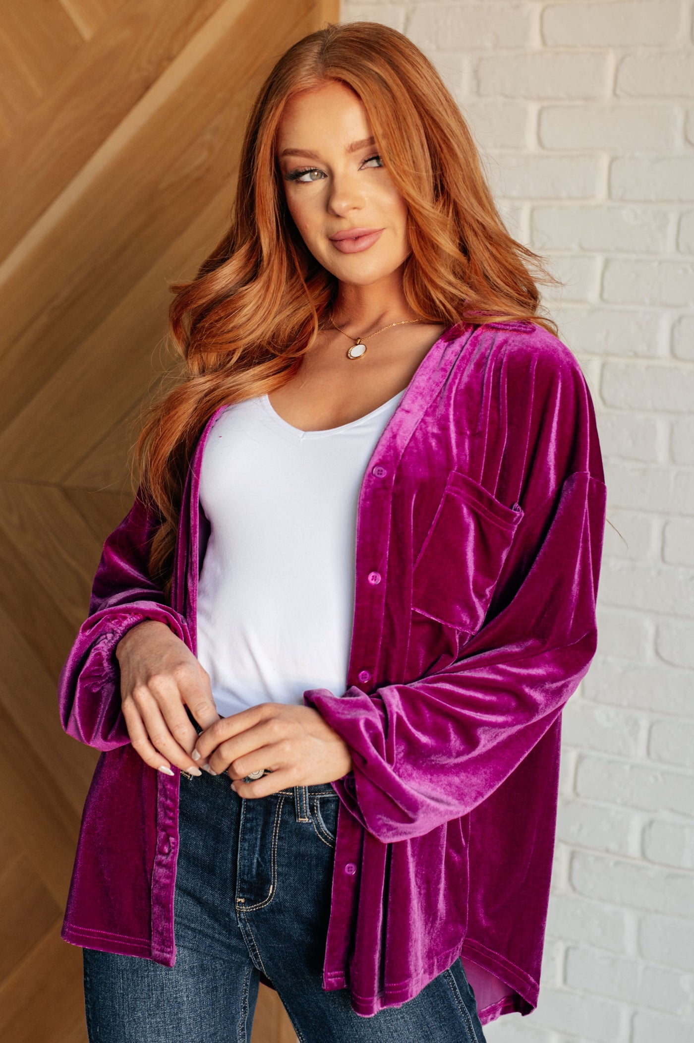 The Best Policy Velvet Balloon Sleeve Top|Corner Stone Spa Boutique-Tops- Corner Stone Spa and Salon Boutique in Stoughton, Wisconsin