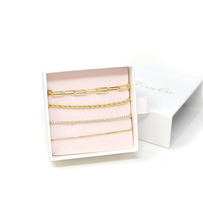 The Essentials Bracelets Layering Set|Corner Stone Spa Boutique-Necklaces- Corner Stone Spa and Salon Boutique in Stoughton, Wisconsin