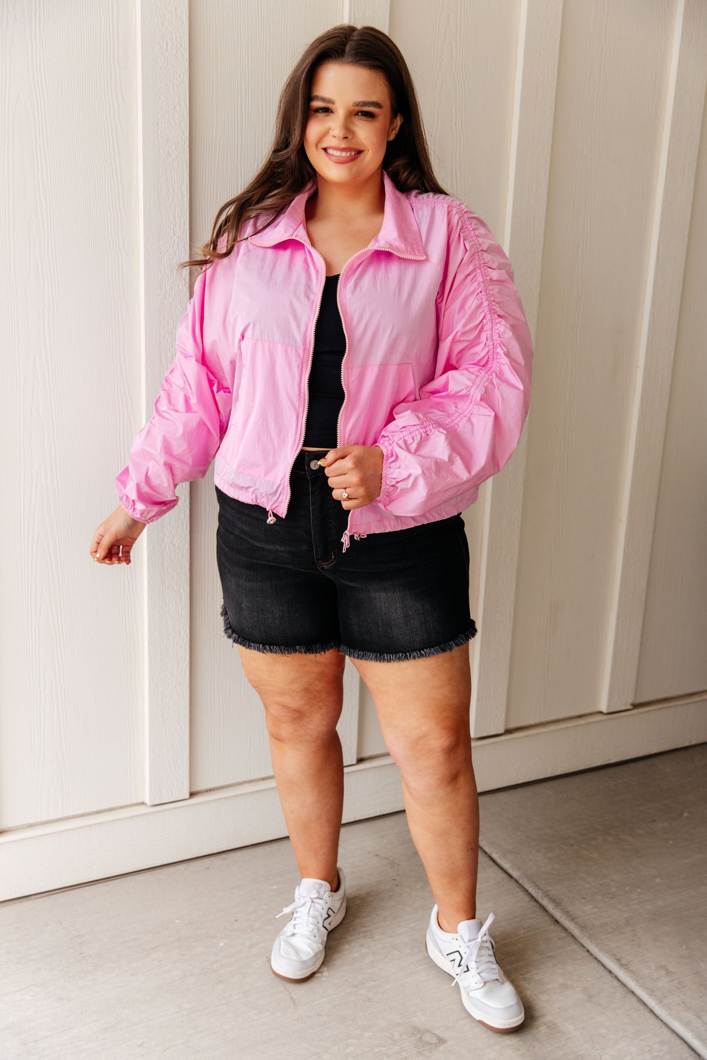 Weak in the Knees Windbreaker|Corner Stone Spa Boutique-Layers- Corner Stone Spa and Salon Boutique in Stoughton, Wisconsin