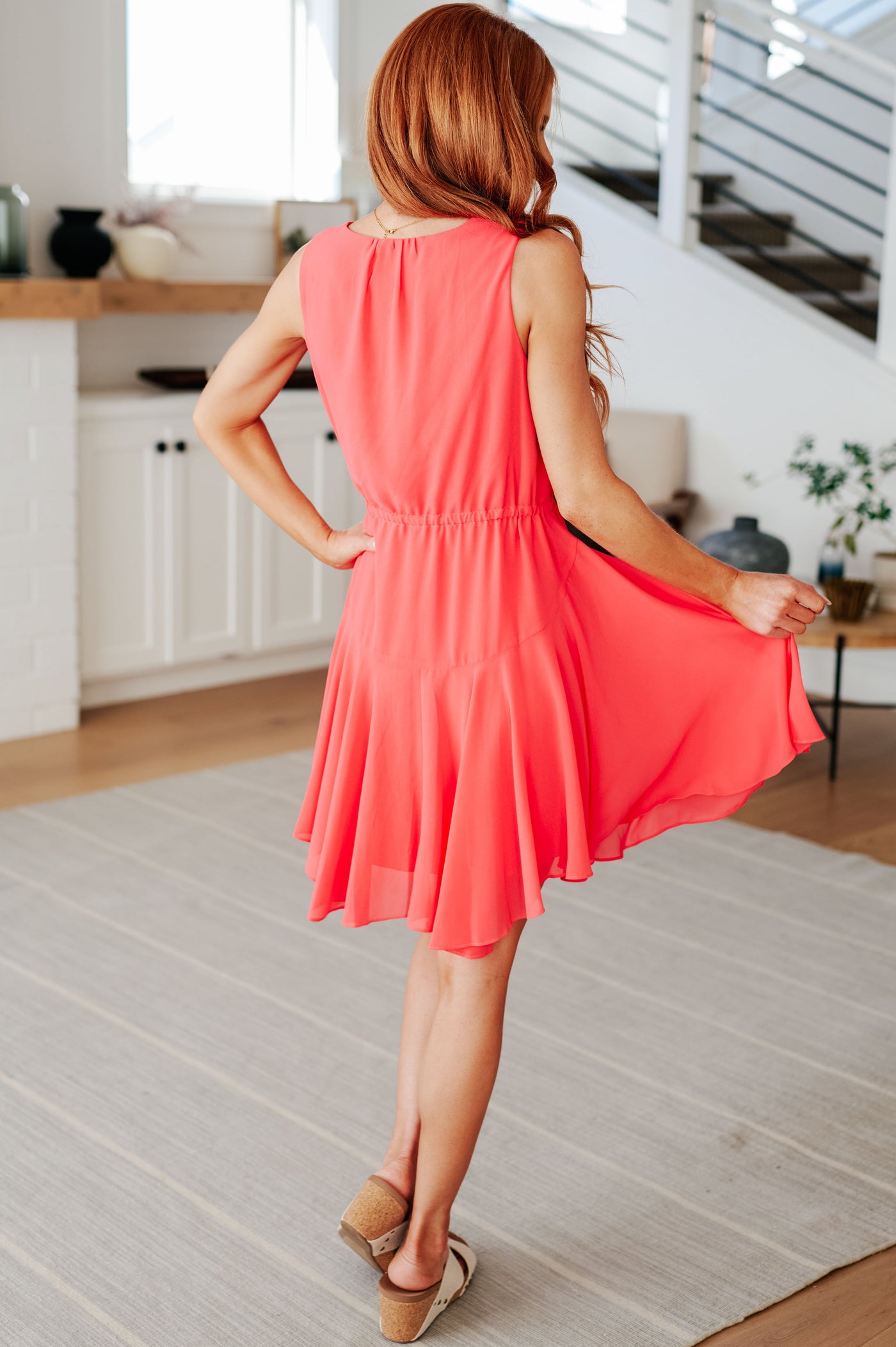 Worth the Wait V-Neck Dress-Dresses- Corner Stone Spa and Salon Boutique in Stoughton, Wisconsin