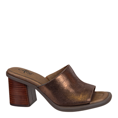 OTBT - BRAVURA in DARK BRONZE Heeled Sandals-WOMEN FOOTWEAR- Corner Stone Spa and Salon Boutique in Stoughton, Wisconsin