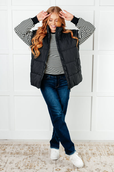 Stadium Seating Puffer Vest|Corner Stone Spa Boutique-Layers- Corner Stone Spa and Salon Boutique in Stoughton, Wisconsin