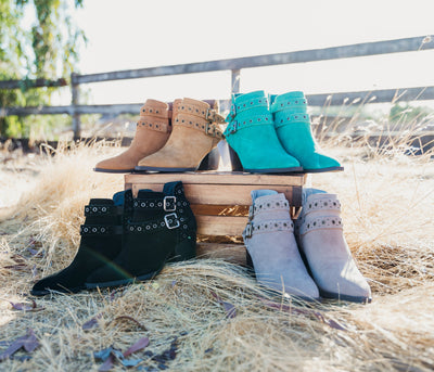 Elsa Leather Ankle Boot in Tan-Shoes- Corner Stone Spa and Salon Boutique in Stoughton, Wisconsin