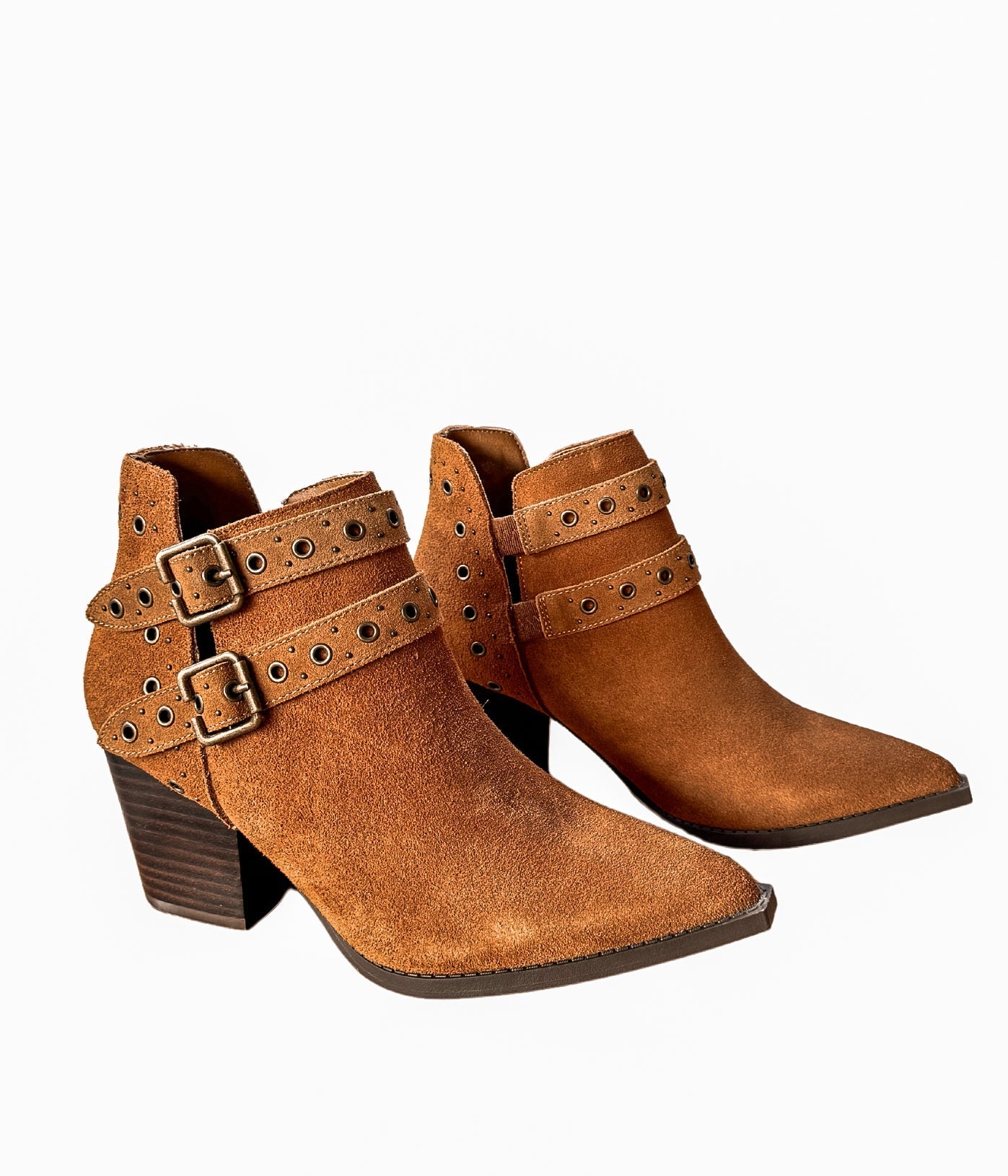 Elsa Leather Ankle Boot in Tan-Shoes- Corner Stone Spa and Salon Boutique in Stoughton, Wisconsin