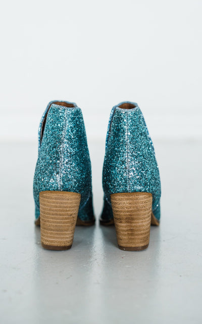 Fiera Booties in Blue-Shoes- Corner Stone Spa and Salon Boutique in Stoughton, Wisconsin