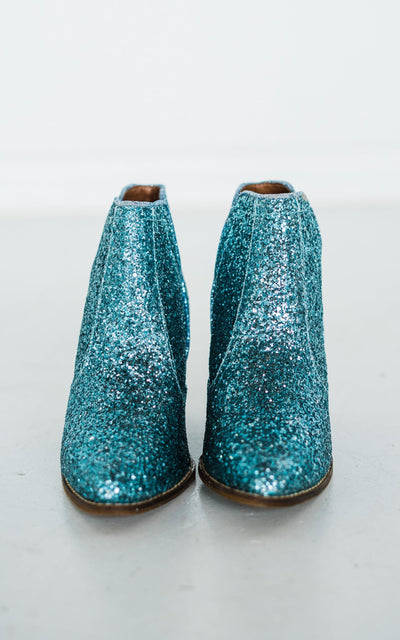 Fiera Booties in Blue-Shoes- Corner Stone Spa and Salon Boutique in Stoughton, Wisconsin