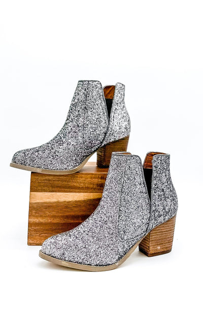 Fiera Booties in Pewter-Shoes- Corner Stone Spa and Salon Boutique in Stoughton, Wisconsin