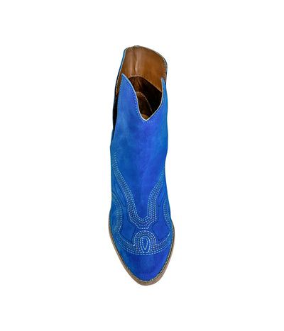 Journee Ankle Boots in Blue|Corner Stone Spa Boutique-Shoes- Corner Stone Spa and Salon Boutique in Stoughton, Wisconsin