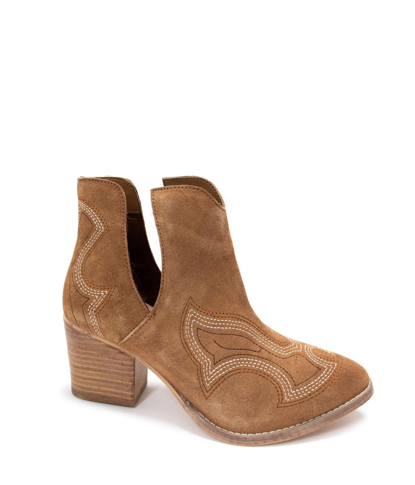 Journee Ankle Boots in Tan|Corner Stone Spa Boutique-Shoes- Corner Stone Spa and Salon Boutique in Stoughton, Wisconsin