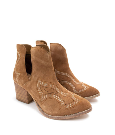 Journee Ankle Boots in Tan|Corner Stone Spa Boutique-Shoes- Corner Stone Spa and Salon Boutique in Stoughton, Wisconsin