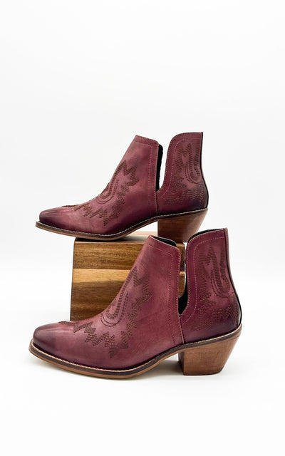 Kickin' Booties in Burgundy|Corner Stone Spa Boutique-Shoes- Corner Stone Spa and Salon Boutique in Stoughton, Wisconsin