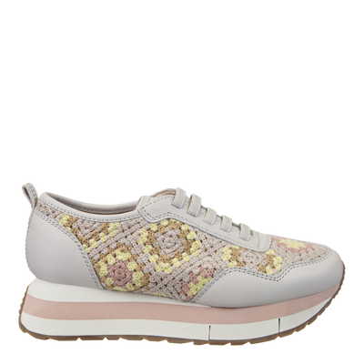 NAKED FEET - KINETIC in PATCHWORK Platform Sneakers-WOMEN FOOTWEAR- Corner Stone Spa and Salon Boutique in Stoughton, Wisconsin