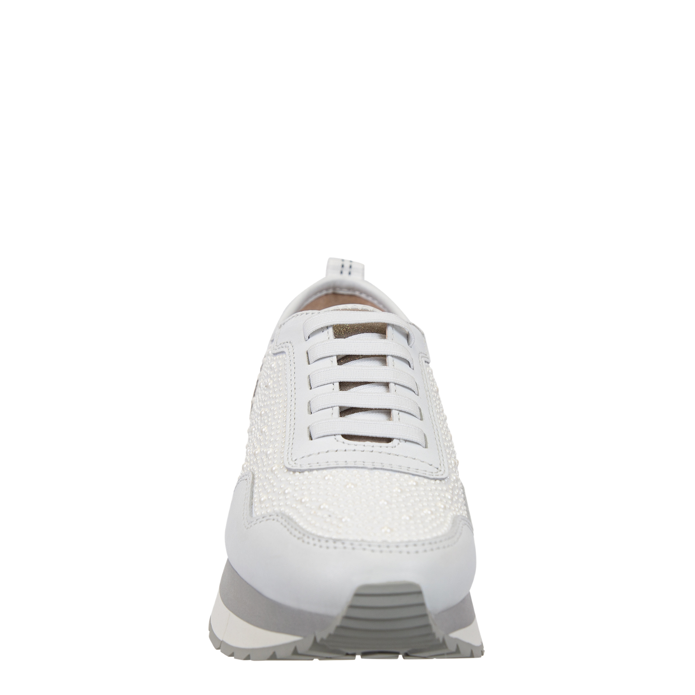 NAKED FEET - KINETIC in WHITE PEARL Platform Sneakers-WOMEN FOOTWEAR- Corner Stone Spa and Salon Boutique in Stoughton, Wisconsin