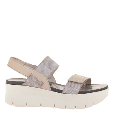 OTBT - NOVA in SILVER Platform Sandals-WOMEN FOOTWEAR- Corner Stone Spa and Salon Boutique in Stoughton, Wisconsin