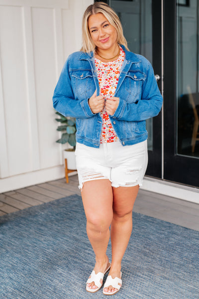 Every Occasion Denim Button Up Jacket|Corner Stone Spa Boutique-Denim- Corner Stone Spa and Salon Boutique in Stoughton, Wisconsin