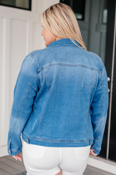 Every Occasion Denim Button Up Jacket|Corner Stone Spa Boutique-Denim- Corner Stone Spa and Salon Boutique in Stoughton, Wisconsin