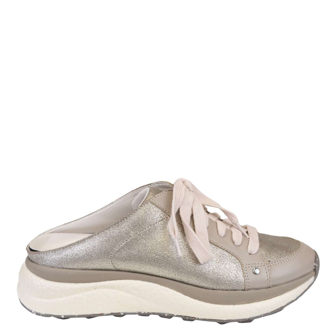 OTBT - SWIFTSTEP in GREY SILVER Backless Sneakers-WOMEN FOOTWEAR- Corner Stone Spa and Salon Boutique in Stoughton, Wisconsin