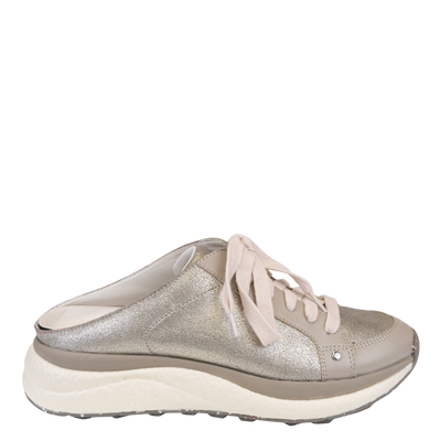 OTBT - SWIFTSTEP in GREY SILVER Backless Sneakers-WOMEN FOOTWEAR- Corner Stone Spa and Salon Boutique in Stoughton, Wisconsin