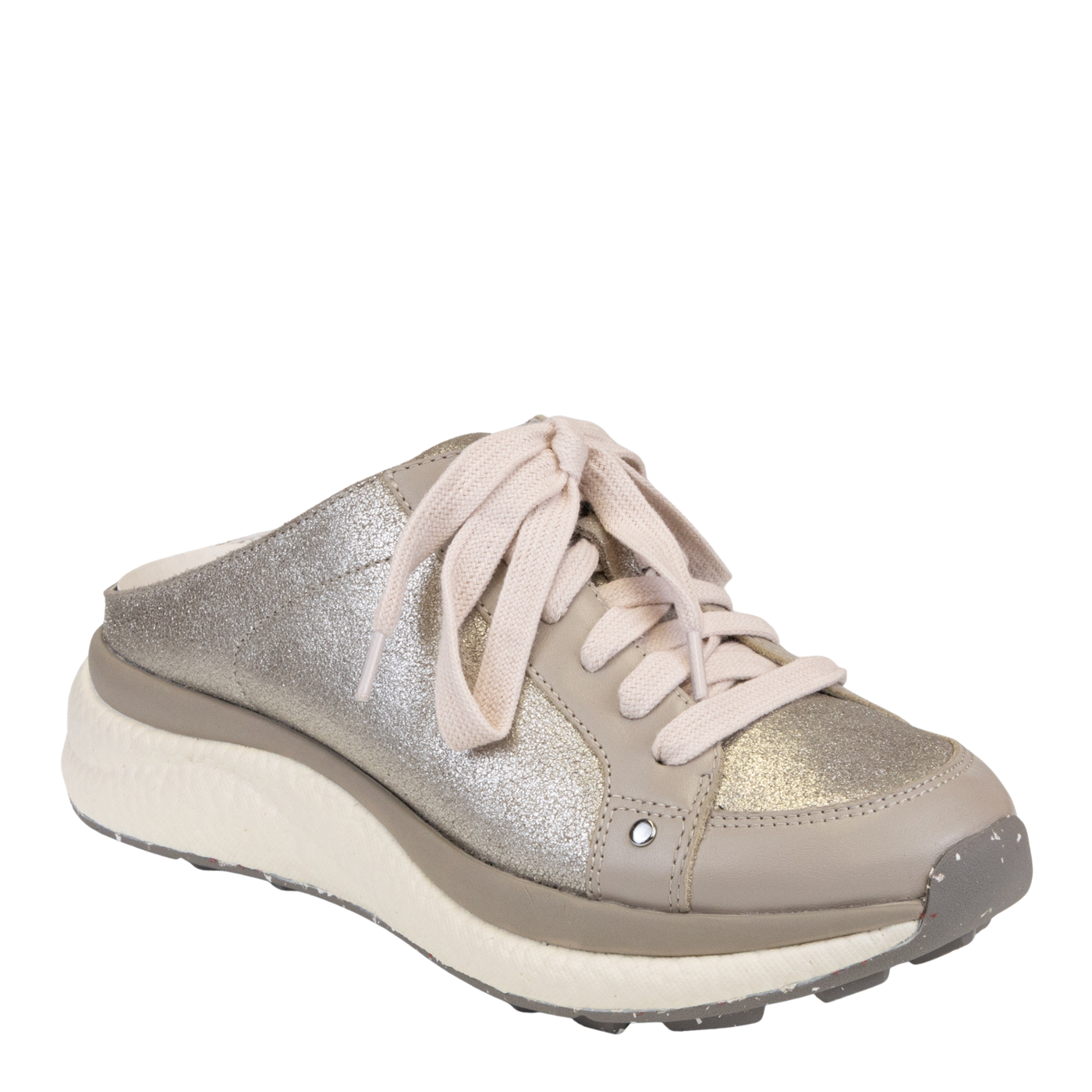 OTBT - SWIFTSTEP in GREY SILVER Backless Sneakers-WOMEN FOOTWEAR- Corner Stone Spa and Salon Boutique in Stoughton, Wisconsin