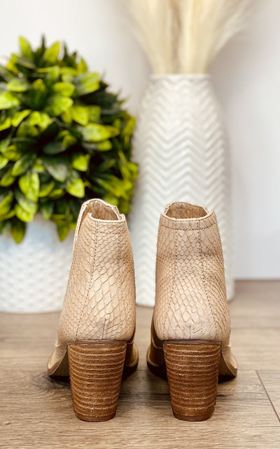 Tarim Bootie in Blush-Shoes- Corner Stone Spa and Salon Boutique in Stoughton, Wisconsin