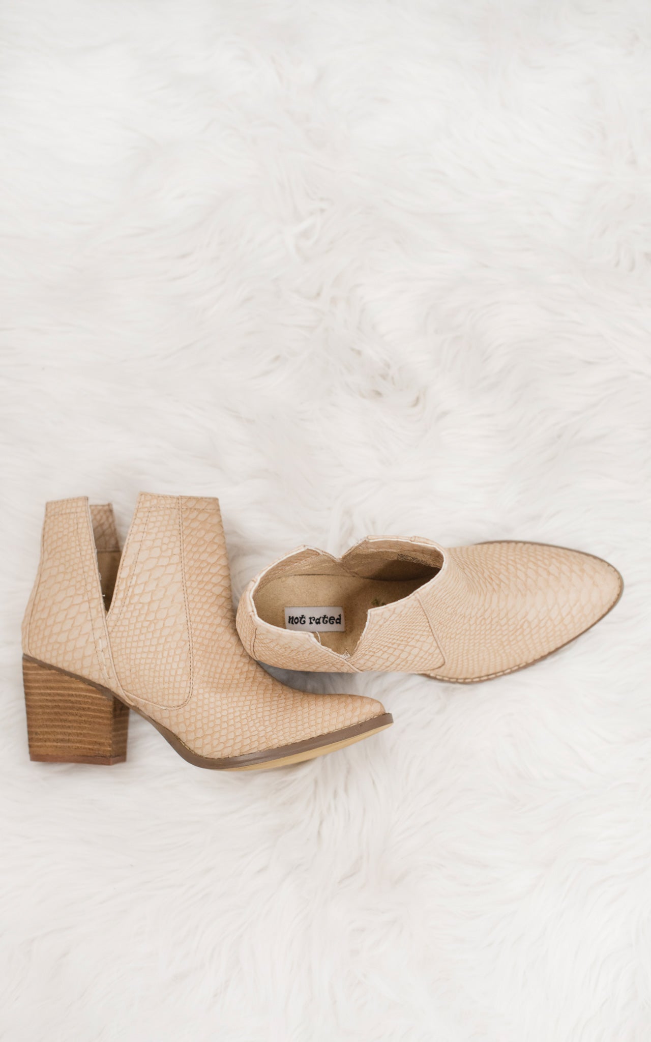 Tarim Bootie in Blush-Shoes- Corner Stone Spa and Salon Boutique in Stoughton, Wisconsin