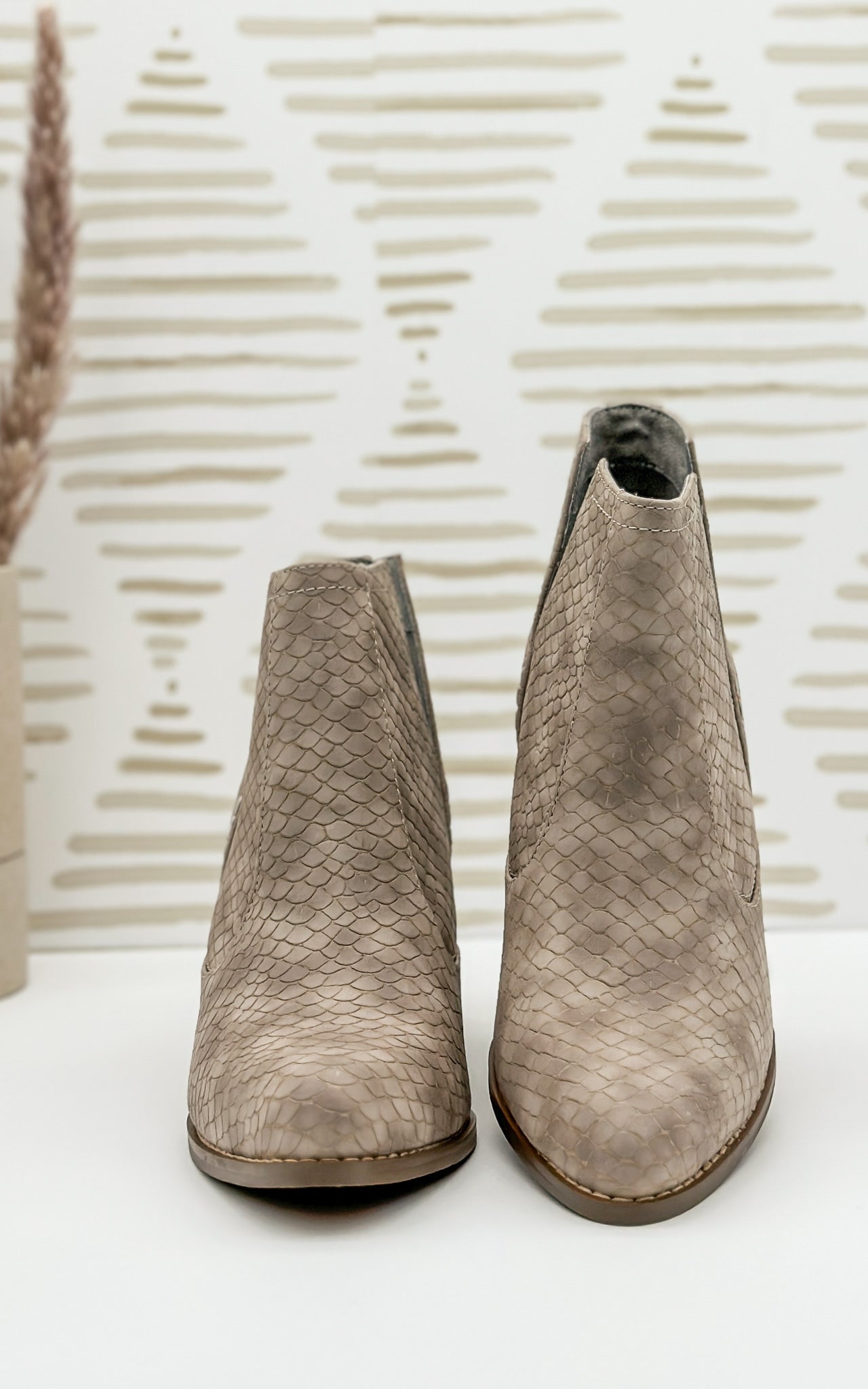 Tarim Bootie in Taupe-Shoes- Corner Stone Spa and Salon Boutique in Stoughton, Wisconsin