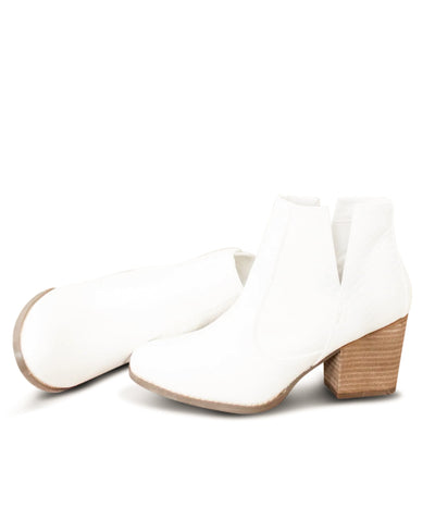 Tarim Bootie in White-Shoes- Corner Stone Spa and Salon Boutique in Stoughton, Wisconsin