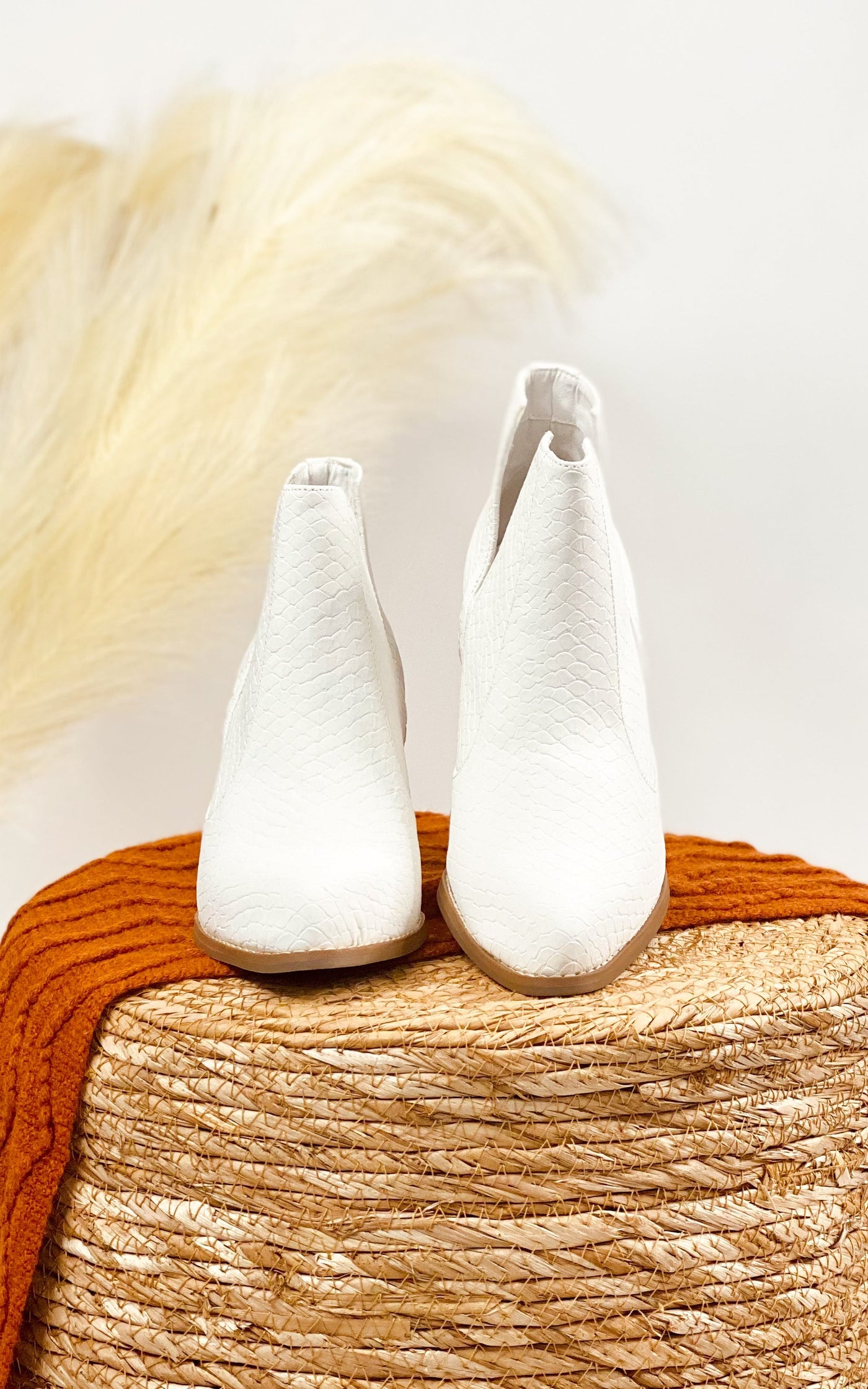 Tarim Bootie in White-Shoes- Corner Stone Spa and Salon Boutique in Stoughton, Wisconsin