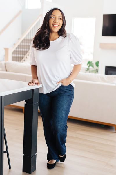 New Days Ahead White Blouse|Corner Stone Spa Boutique-Womens- Corner Stone Spa and Salon Boutique in Stoughton, Wisconsin